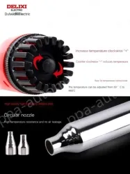 Welding torch + 2 heating cores + 15 electrodes