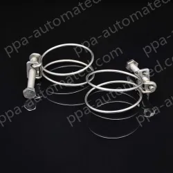 Double steel wire hose clamp 201 material 28-32*3 [wire diameter]