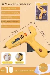 60W Extreme Glue Gun + 10 Glue Sticks