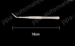 Stainless steel tweezers Curved tip (thick) 18cm