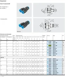Push-in fitting QSY-6-100(FESTO)