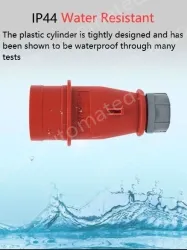 16A5-pole 400V surface mounting plug
