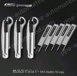 3 high-quality five consecutive shots + 5 alloy blades + 50 SK5 blades