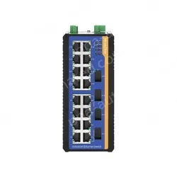 [Gigabit 4 optical 16 electrical] ring network managed industrial switch