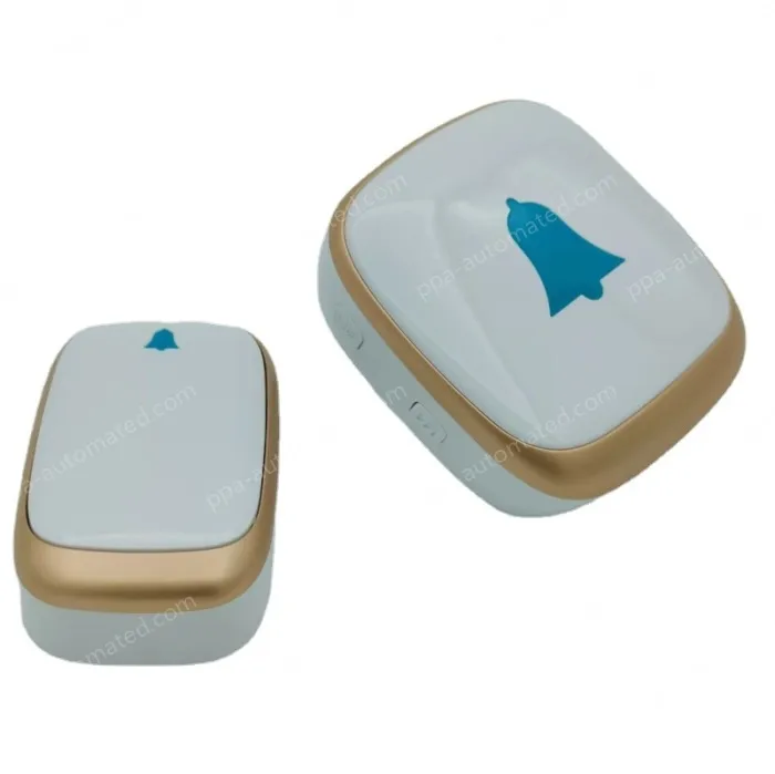 Flashing intelligent digital electronic doorbell, battery free, self generating, wireless home doorbell