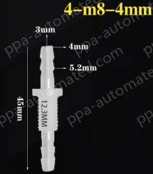 4-M8-4-Feed-through plastic connectors