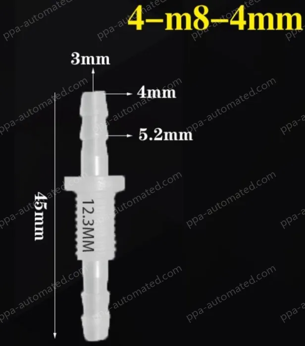 4-M8-4-Feed-through plastic connectors