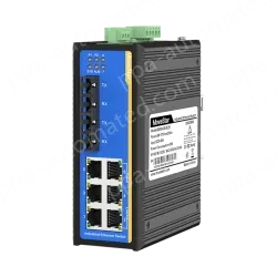 8 Ports 10/100M Din-Rail Managed Industrial Ethernet Switch