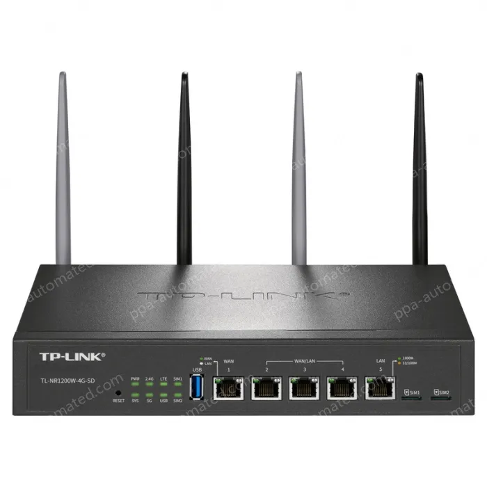 4G wireless router for remote networking