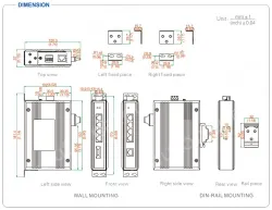 UOTEK 100M 5-Port Managed Ethernet Switch