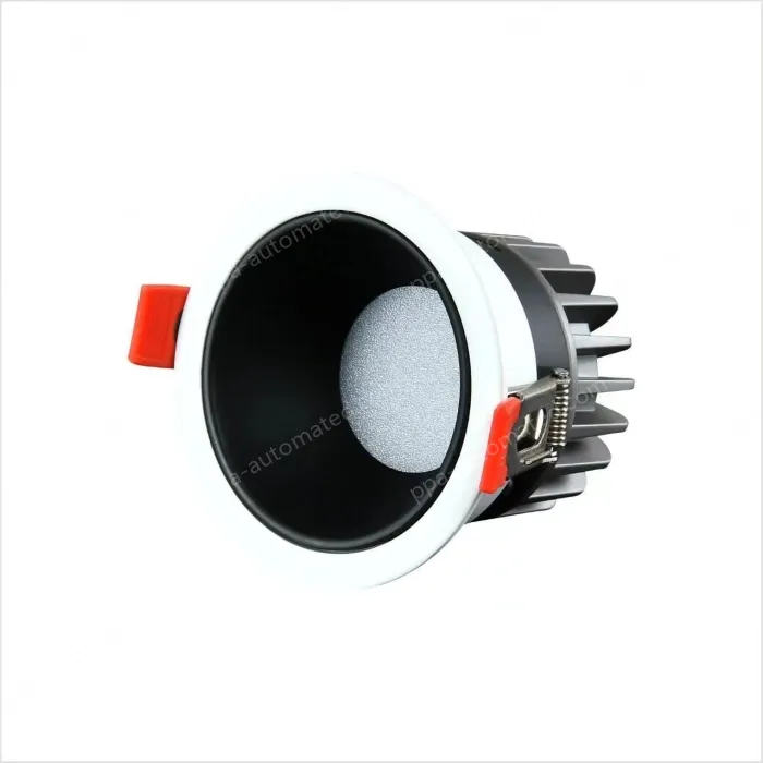 Downlight model: 7W black cup with 75mm opening 5000K Preh chip + isolated driver