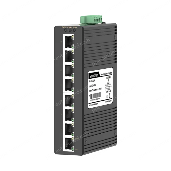 8 Ports 10/100M T(x) Din-Rail Unmanaged Industrial Ethernet Switch