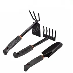 Hole shovel + five-tooth rake + dual-purpose nail rake hoe