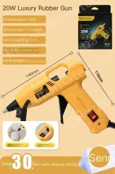 20W luxury glue gun + 30 glue sticks