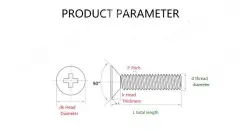 Electronic screws M1*2
