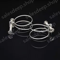 Double steel wire hose clamp 201 material 34-38*3 [wire diameter]