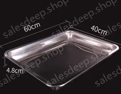 Lab trays Stainless steel (large deep)