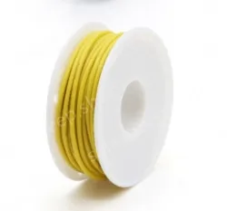 Silicone high temperature cable 30AWG Yellow