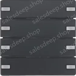 Push-button 4gang, + RGB LED, internal temp. sensor, KNX - Q.1/Q.3, ant.