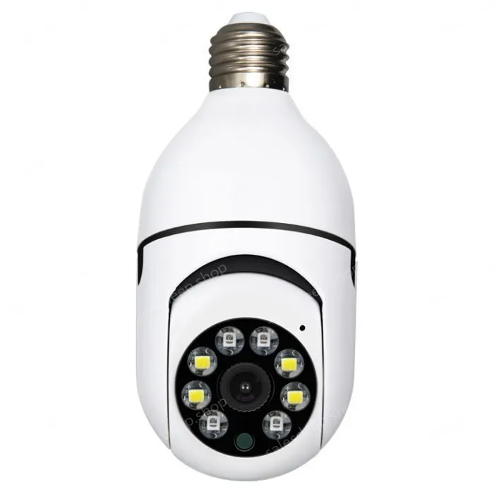 1080P-E27 lamp holder wireless WiFi full color light camera