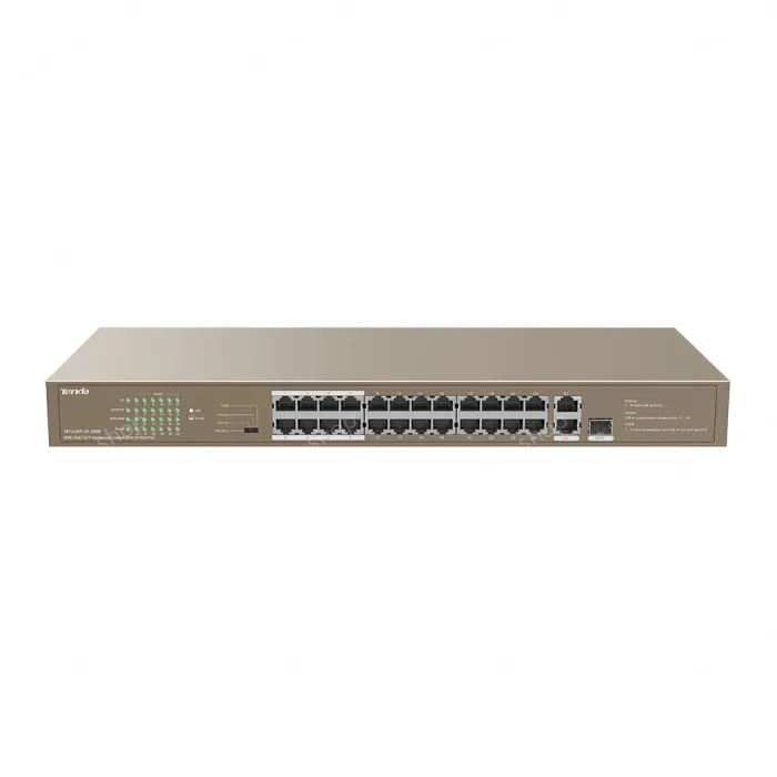 24FE+2GE/1SFP Rackmount Switch With 24-Port PoE