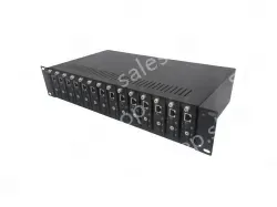 UOTEK UT-N602U14DP 14-slot Fiber Optic Transceiver Rack