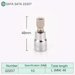 CALC 10mm with a total length of 48mm-22207