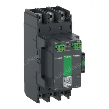 LC1G115EHEA Contactor, high power, TeSys Giga, advanced version, AC-3, <= 440V, 115A, 3 pole/NO, 48-130VAC/DC coil