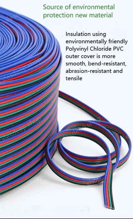 LED light connecting cable 16AWG*8 and (26/0.254TS)