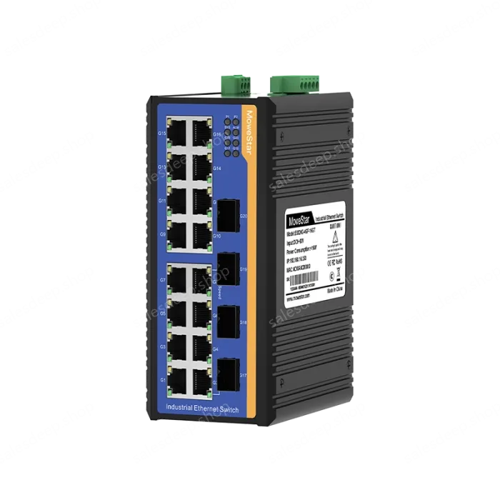 [Gigabit 4 optical 16 electrical] ring network managed industrial switch