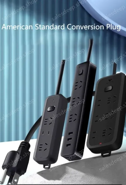 Leakage protection plug Total control 3 jacks 1.8m