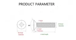 Electronic screws M1*10
